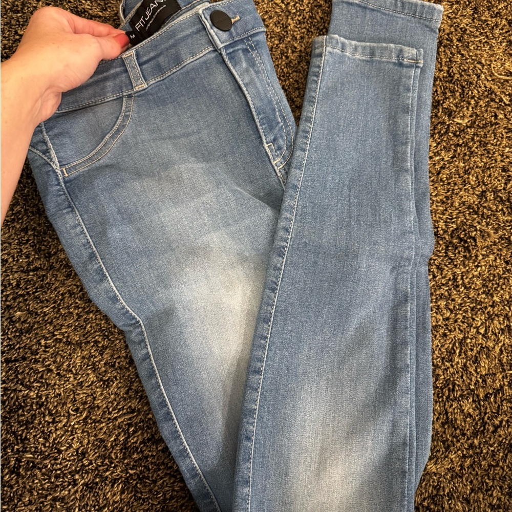 FITJEANS High Rise Blue Denim